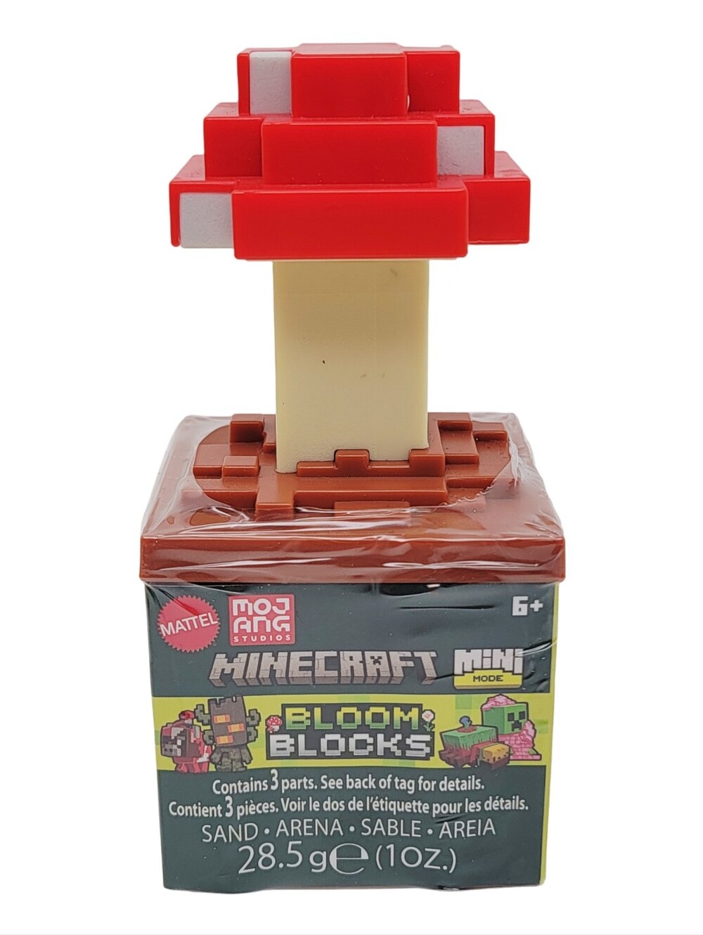 Minecraft Bloom Blocks Series 2 Mini Mode Mooshroom Cow Figure